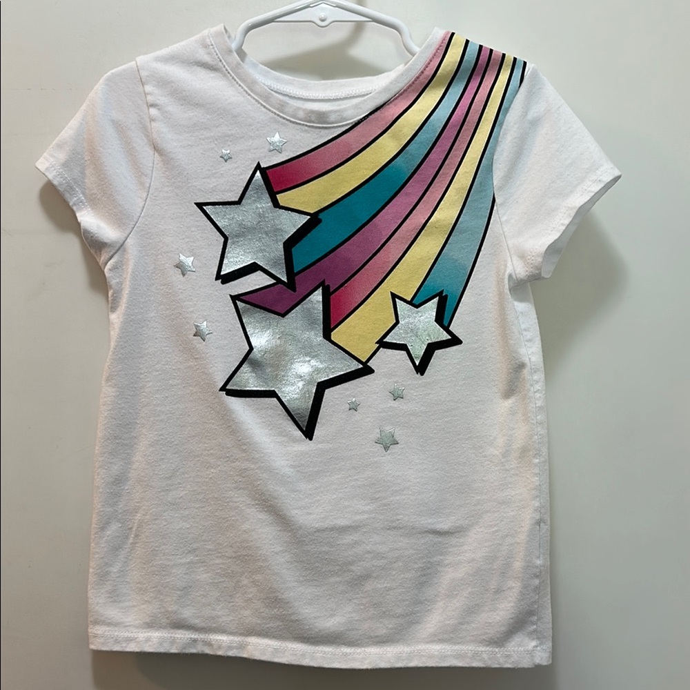 Garanimals White and Yellow Short Sleeve Tee Size 5T